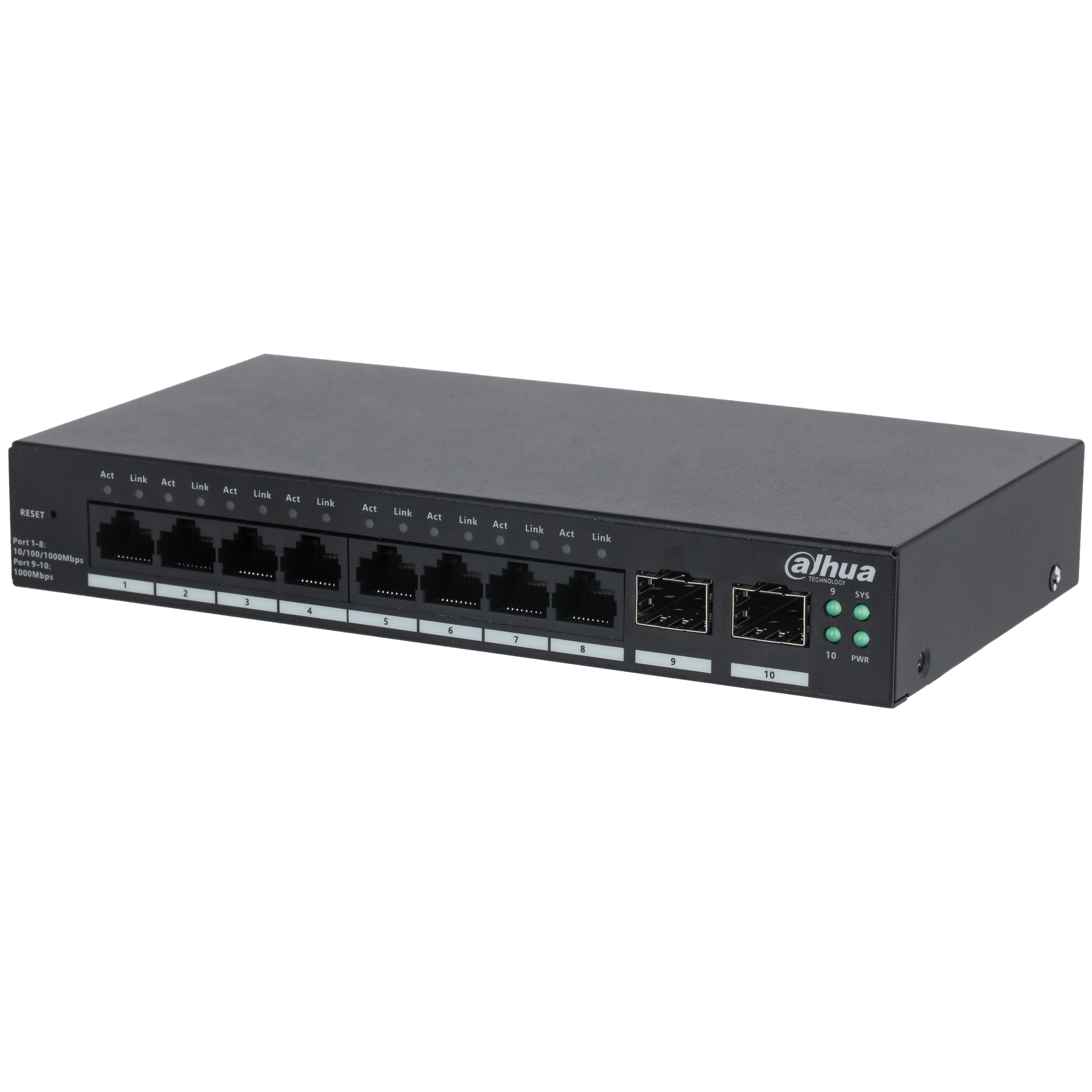 Dahua CHS4210-8GT-110 PoE Switch Ağ Anahtarı