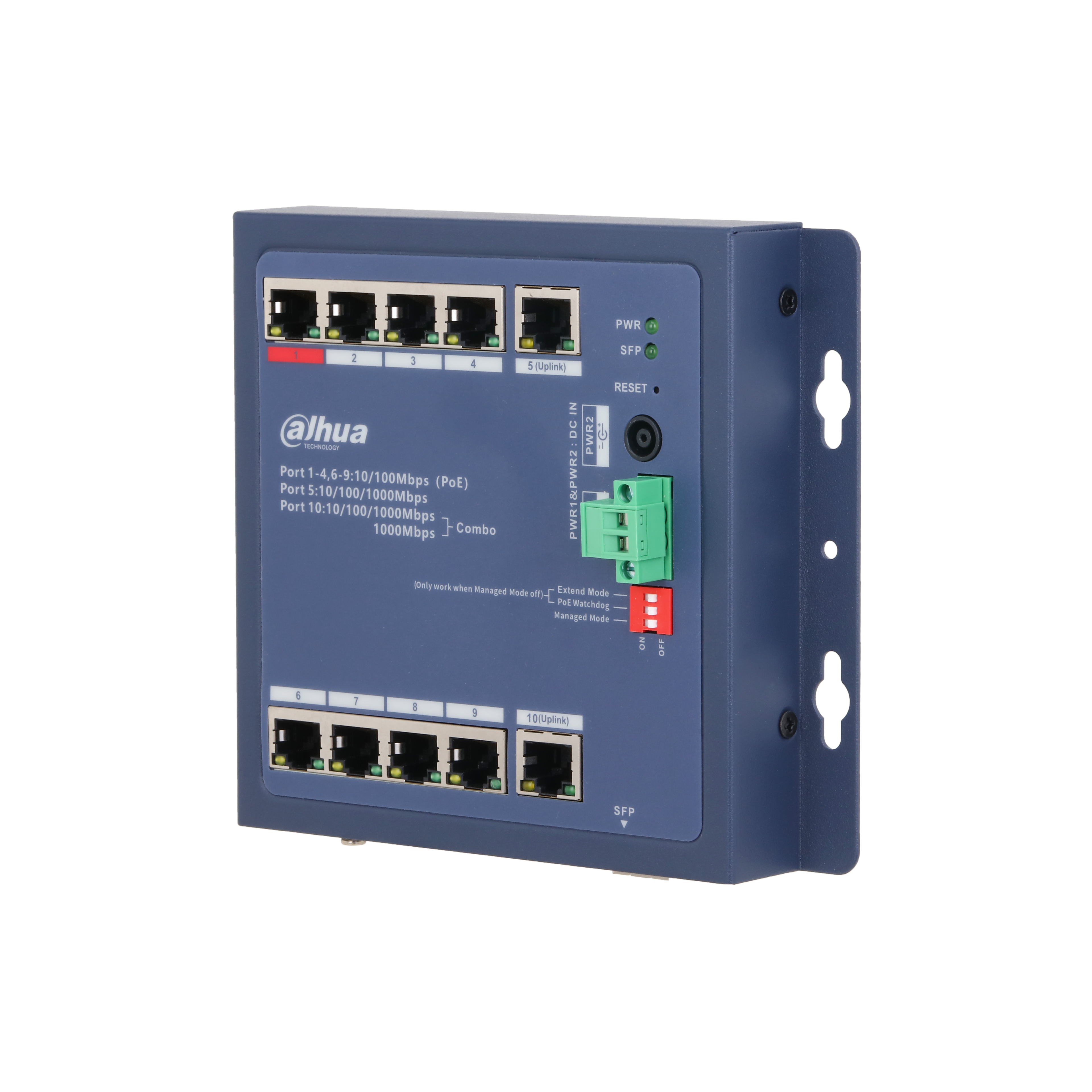 Dahua CHS4110-8ET-90-F PoE Switch Ağ Anahtarı