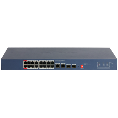 Dahua CS4220-16GT-135 16 Port PoE Switch Ağ Anahtarı
