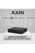 Dahua NVR2108HS-T 8 Kanal H.265+ 4K Destekli Profesyonel IP NVR Kayıt Cihazı