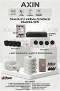 8'li Güvenlik Kamera Seti - (4 Dış + 4 İç Mekan Kamera) - Gece Görüş - Yapay Zeka - 1TB HDD