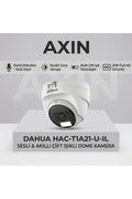 Dahua HAC-T1A21-U-IL 2MP Sesli Akıllı Çift Işıklı Renkli Gece Görüşlü 2.8mm Dome Kamera
