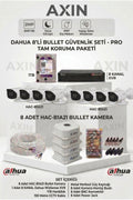 8'li Güvenlik Kamera Seti - Gece Görüş - Yapay Zeka - 1TB HDD