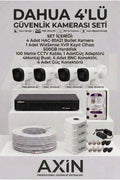 4'lü Güvenlik Kamerası Seti - Full Paket - 500GB HDD