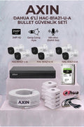 6 Kameralı Bullet Güvenlik Kamera Seti - Mikrofonlu (Sesli), 500 GB HDD, 8 Kanal XVR, Gece Görüşlü