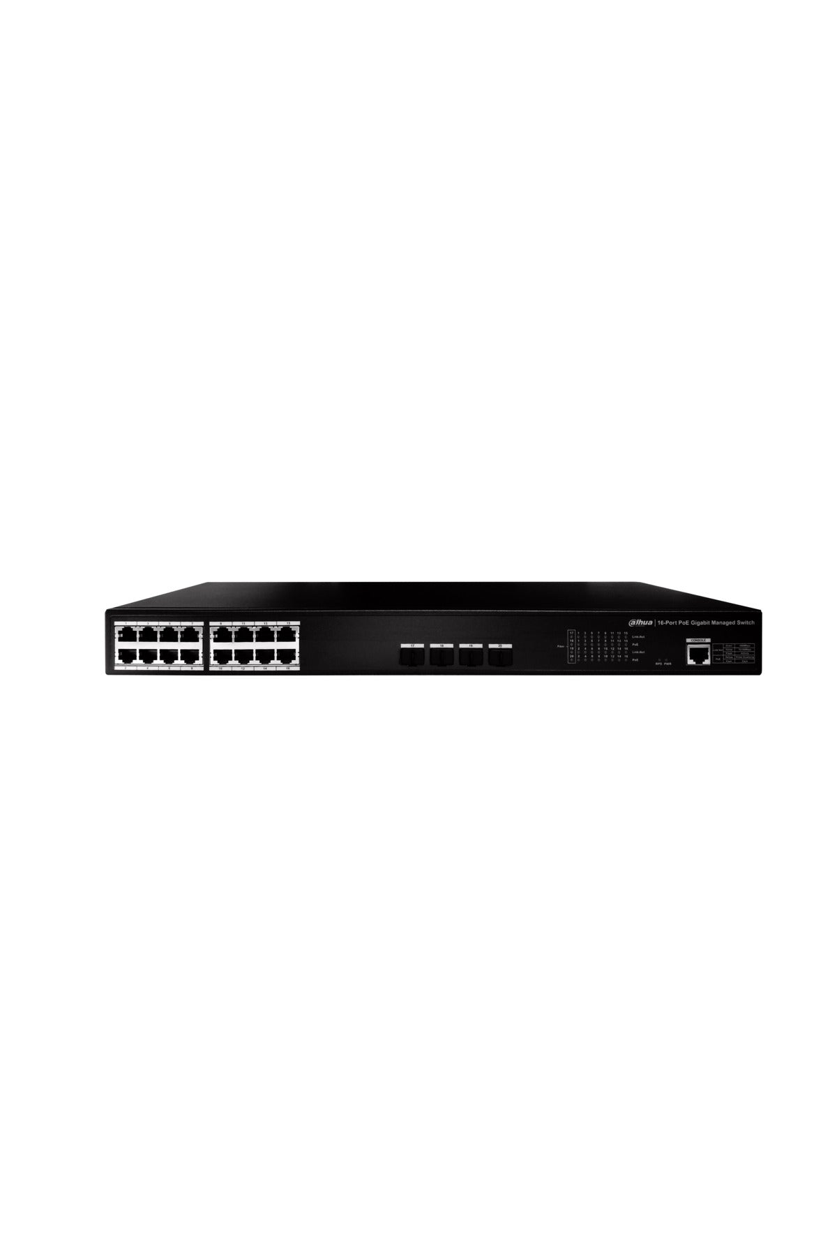 Dahua PFS4420-16GT-240 16 Port PoE Switch Ağ Anahtarı