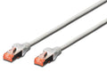 DIGITUS DK-1644-005 Digitus Cat.6 Patch Kablo, S-FTP, Halogenfree, AWG 27/7, 0.5 metre, Gri Renk