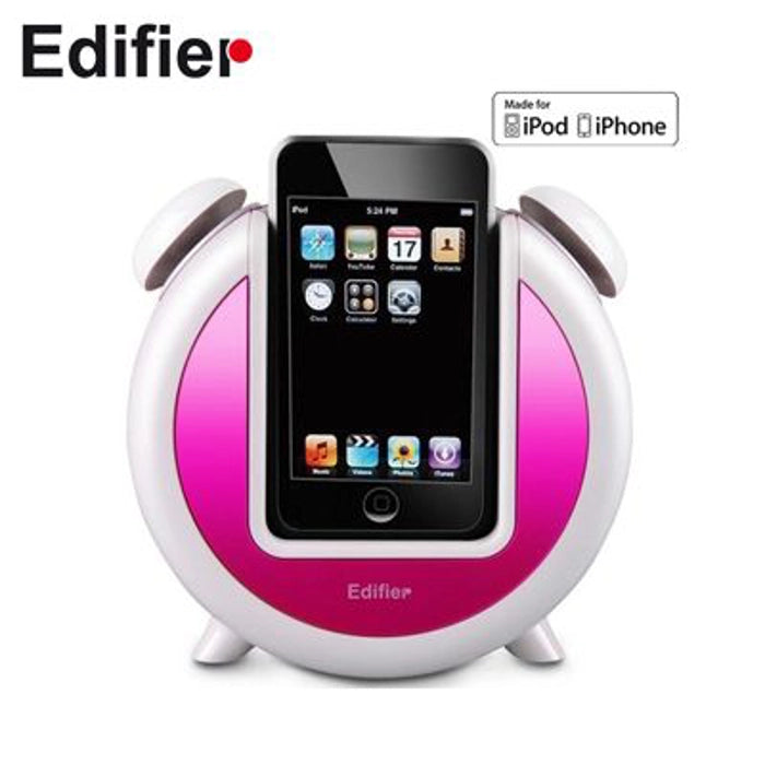 EDIFIER Image Series IF200PLUS P, 6W RMS, iPod, Iphone 4-5 Uyumlu Ses Sistemi - Pembe (SüperFiyat)