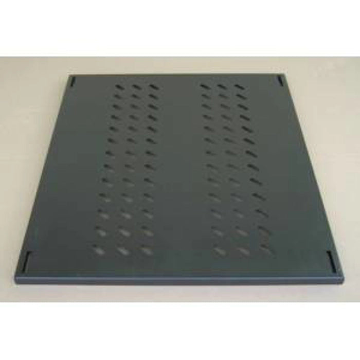 Lande LN-RAF-SBT-D100-BL-UNV Sabit Raf, 19¨ 1U Metal Tutuculu, 4 noktadan baglantılı, Fiziki Raf Derinliği:770mm D=1000mm kabinetler içindir, Yük Kapasitesi 50 kg_ Universal Model, Her Marka Kabinete Uyumlu