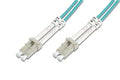 DIGITUS DK-2533-10/3 Digitus LC-LC Fiber Optik Patch Kablo, 10 metre, Multimode, Duplex, 50/125, OM3