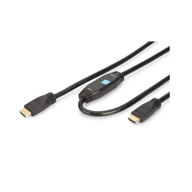 Digitus HDMI Kablo Altın Uçlu Siyah (30m) FHD