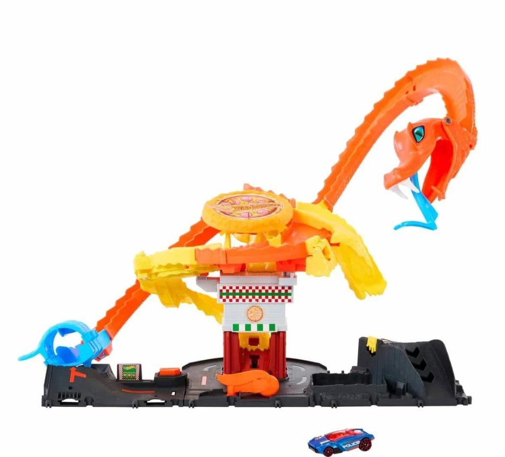 Hot Wheels Pizza Dükkanında Kobra Macerası Oyun Seti HTN81