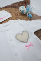 Sema Baby Pamuklu Bebek Tulum Seti 3-6 Ay - Love