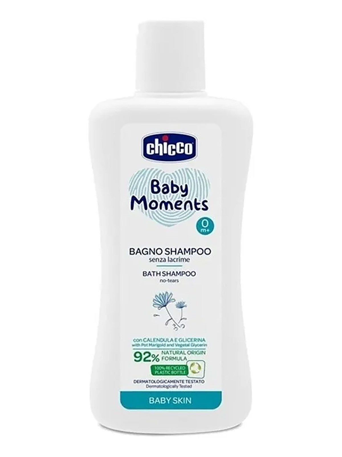 Chicco Baby Moments Doğal Saç ve Vücut Şampuan 200 ml