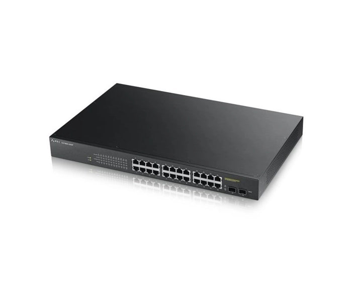 ZyXEL 24port 170w FULL PoE GS1900-24HP GIGABIT 2X SFP Yönetilebilir Switch RackMount