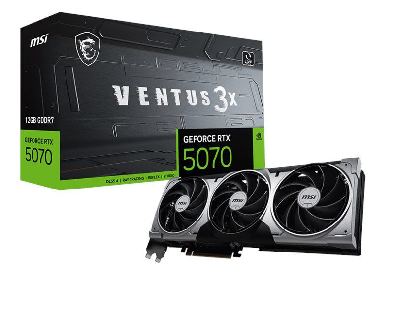 MSI GeForce RTX 5070 Ventus 3X 12G OC GD7 192Bit