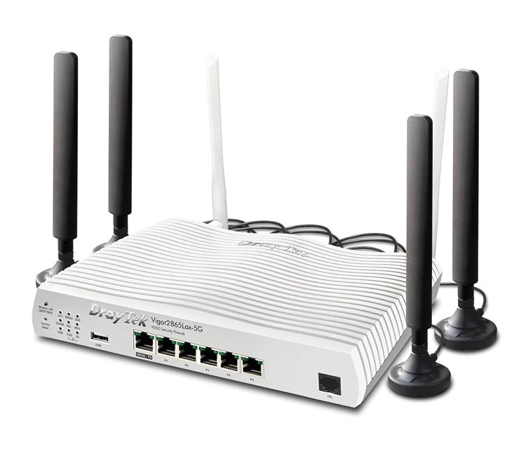 Draytek Vigor2865Lax-5G Dual SIM LTE VPN Router