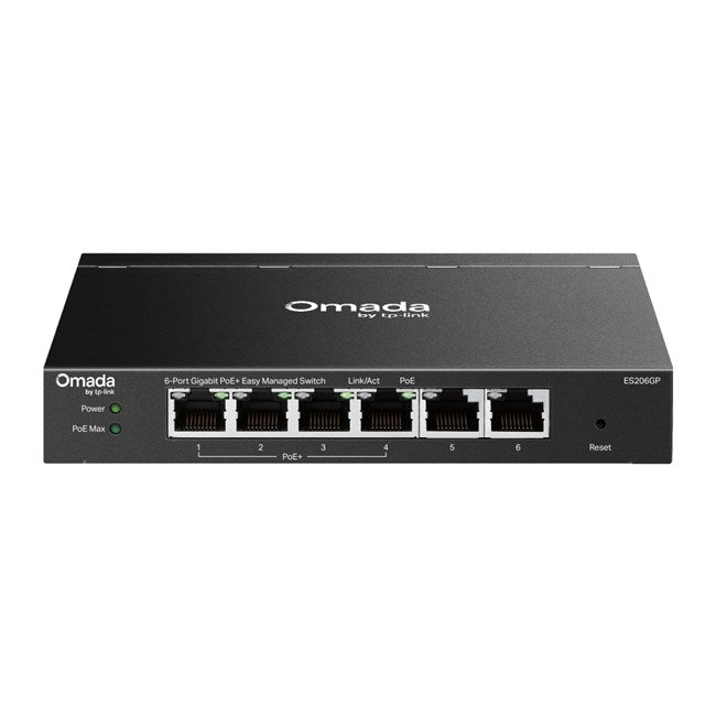 TP-LINK Omada 6Port Gigabit 4xPoE 65W (ES206GP)