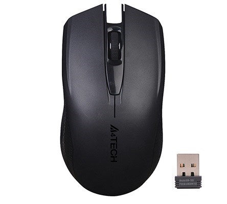 A4-Tech Kablosuz Sessiz Mouse Siyah (G3-750NS)