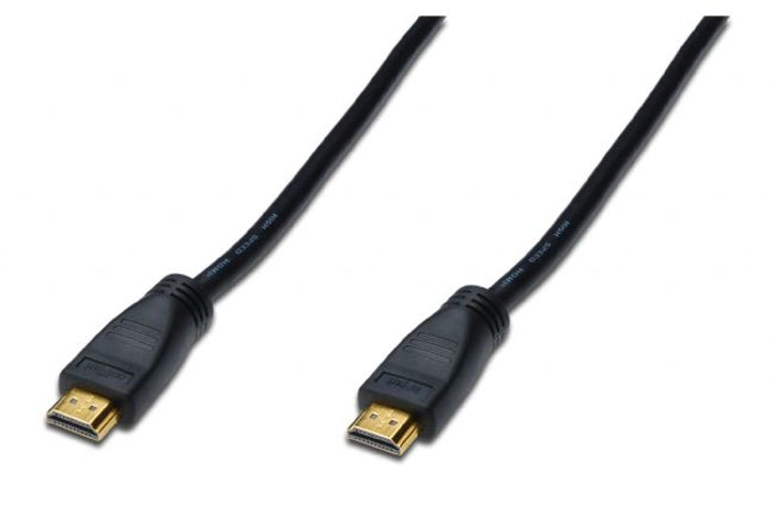 DIGITUS AK-330105-300-S Hdmi High Speed Bağlantı Kablosu (Hdmi 1.3), 1080p, Hdmi tip A Erkek - Hdmi tip A Erkek, 30 metre, CU, AWG28, 2x zırhlı, amplifikatörlü, UL, altın kaplama, siyah renk