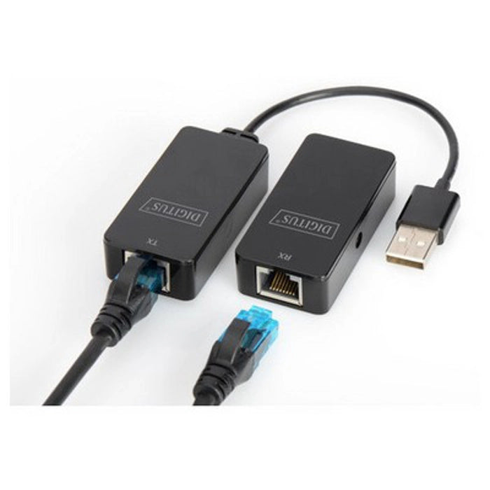 ASSMANN DA-70141 Digitus USB 2.0 Mesafe Uzatma Cihazı, CAT 6/6A/7 AWG23 S/FTP ya da F/FTP kablo kullanıldığında maksimum mesafe 50 metre
