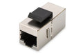 DIGITUS DN-93613-1 Digitus CAT. 6 Adaptör (Coupler), Zırhlı/Shielded,  Panel Tipi, RJ45 Dişi <-> RJ45 Dişi