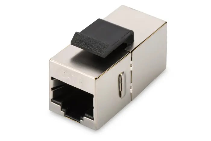 DIGITUS DN-93613-1 Digitus CAT. 6 Adaptör (Coupler), Zırhlı/Shielded,  Panel Tipi, RJ45 Dişi <-> RJ45 Dişi