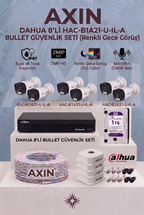 8 Kameralı Full Color Sesli Güvenlik Kamera Seti - Gece Renkli, 1TB HDD, Yapay Zeka Yüz Tanıma