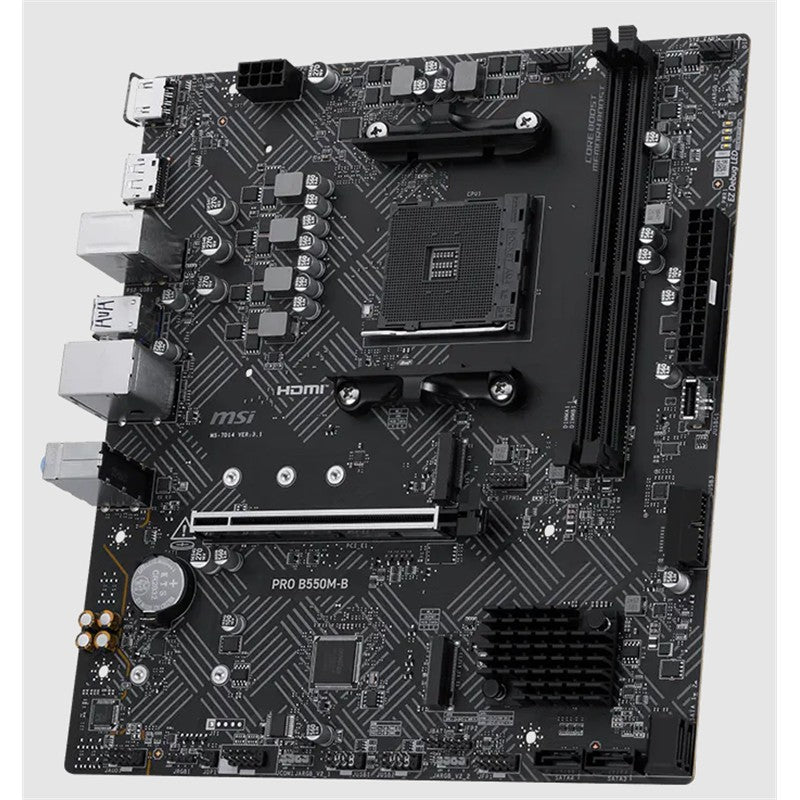 MSI PRO B550M-B DDR4 4600MHZ 1XHDMI 2XM.2 MATX AM4 (AMD AM4 5000/5000G/4000G/3000/3000G SERİLERİ İLE