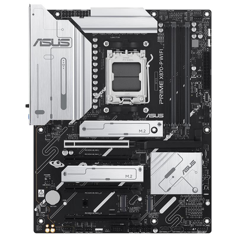 ASUS PRIME X870-P WIFI DDR5 8000MHZ 1XHDMI 2XUSB4 4XM.2 ATX AM5 (AMD AM5 9000/8000/7000 SERİLERİ İLE