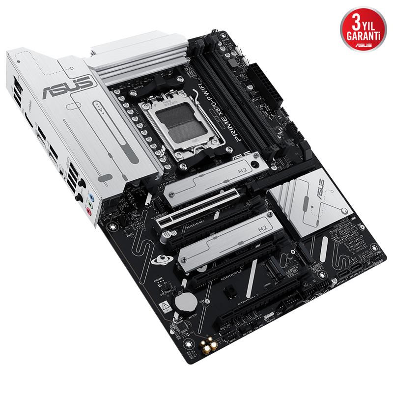 ASUS PRIME X870-P WIFI DDR5 8000MHZ 1XHDMI 2XUSB4 4XM.2 ATX AM5 (AMD AM5 9000/8000/7000 SERİLERİ İLE