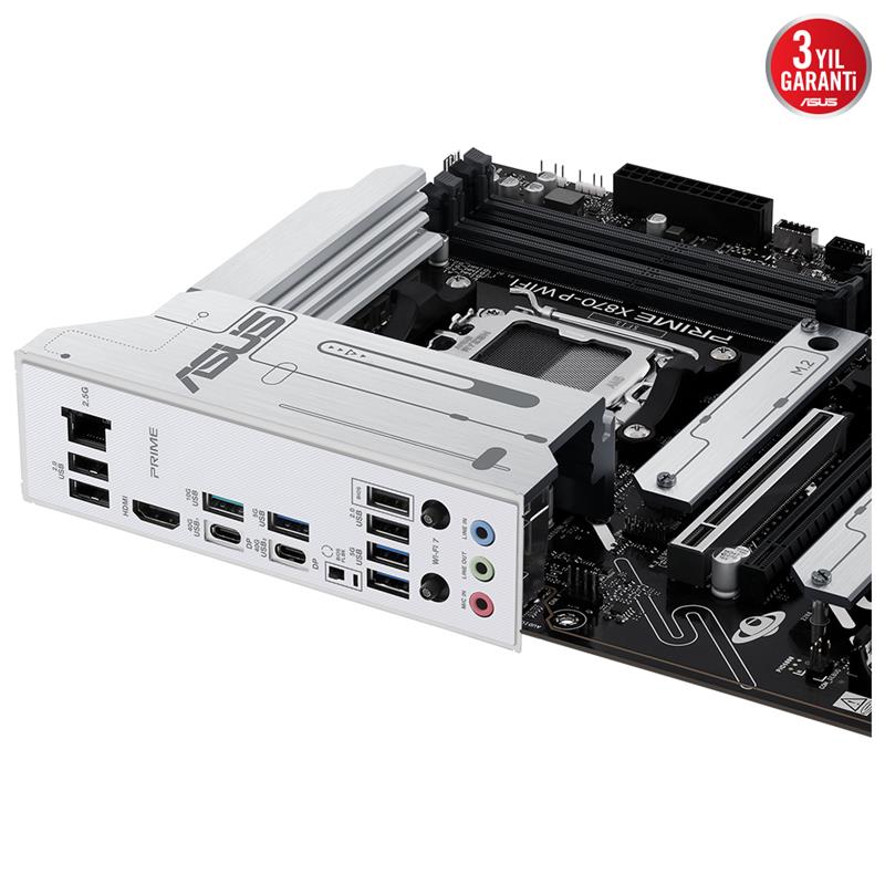 ASUS PRIME X870-P WIFI DDR5 8000MHZ 1XHDMI 2XUSB4 4XM.2 ATX AM5 (AMD AM5 9000/8000/7000 SERİLERİ İLE