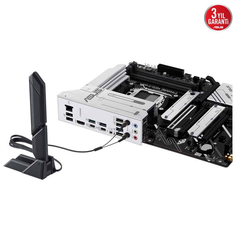 ASUS PRIME X870-P WIFI DDR5 8000MHZ 1XHDMI 2XUSB4 4XM.2 ATX AM5 (AMD AM5 9000/8000/7000 SERİLERİ İLE
