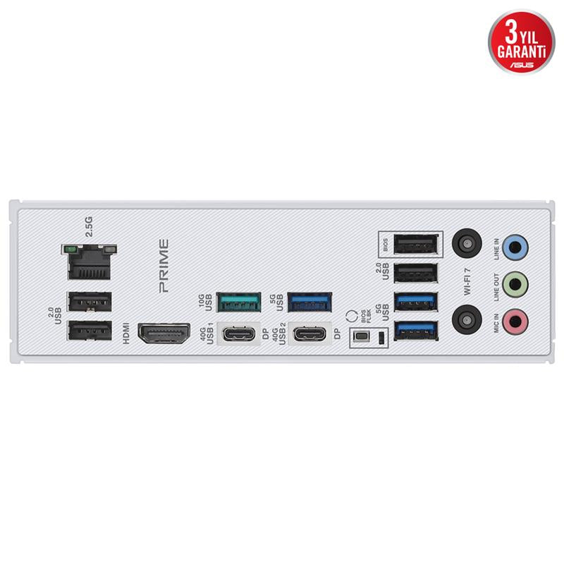 ASUS PRIME X870-P WIFI DDR5 8000MHZ 1XHDMI 2XUSB4 4XM.2 ATX AM5 (AMD AM5 9000/8000/7000 SERİLERİ İLE