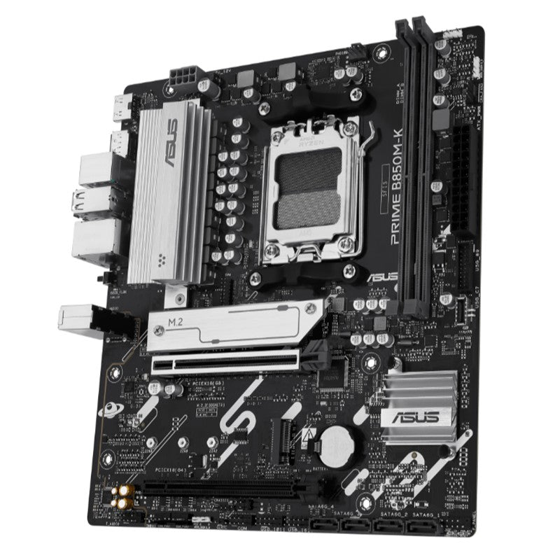 ASUS PRIME B850M-K DDR5 8400MHZ 1XHDMI 1XDP 2XM.2 USB2.0 MATX AM5(AMD AM5 9000/8000/7000 SERİLERİ İL