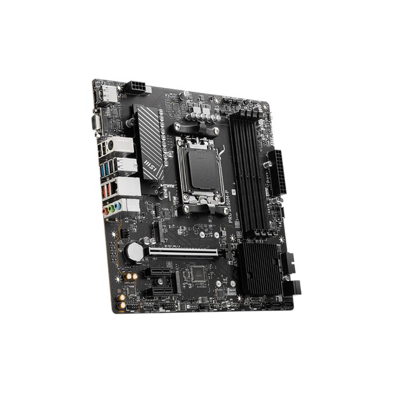 MSI PRO B650M-P DDR5 6000MHZ(OC) 1XVGA 1XHDMI 1XDP 2XM.2 USB 3.2 MATX AM5 (AMD AM5 9000/8000/7000 SE