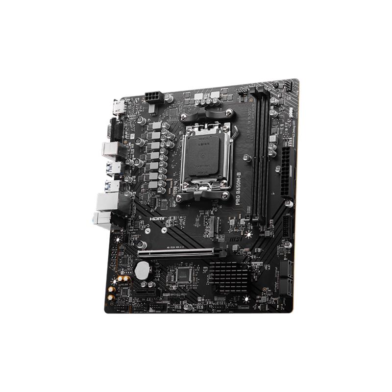 MSI PRO B650M-B DDR5 6800MHZ 1XVGA 1XHDMI 1XM.2 USB 3.2 MATX AM5 (AMD AM5 9000/8000/7000 SERİLERİ İL