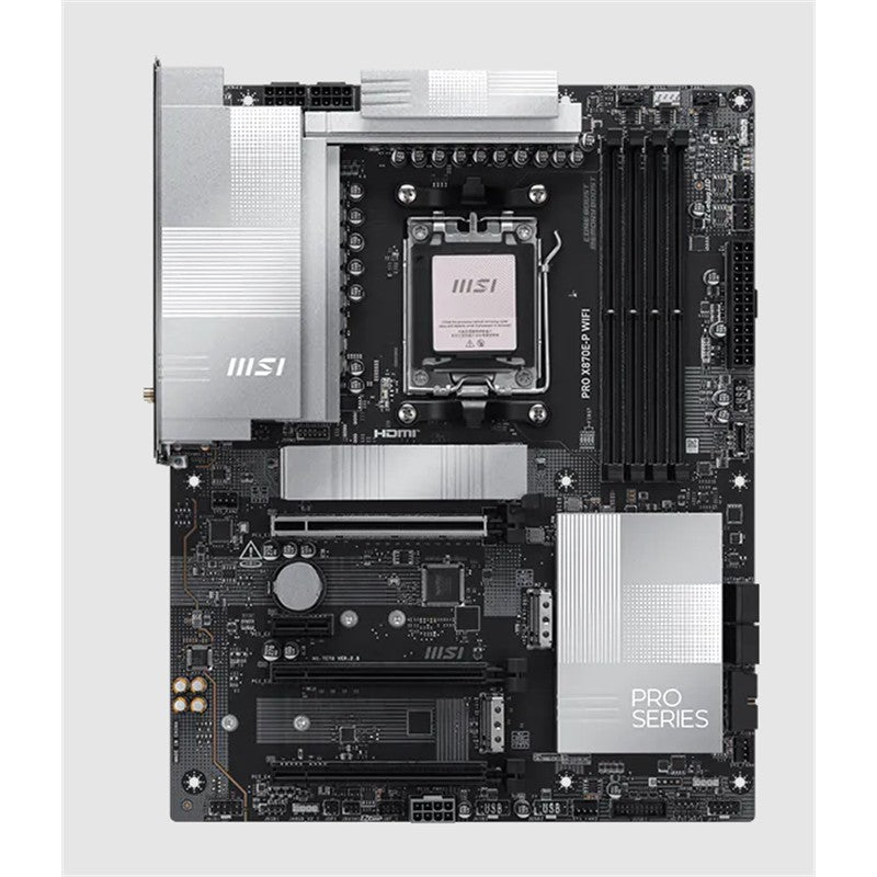 MSI PRO X870E-P WIFI DDR5 8200MT/S 1XHDMI 3XM.2 USB ATX AM5(AMD AM5 9000/8000/7000 SERİLERİ İLE UYUM