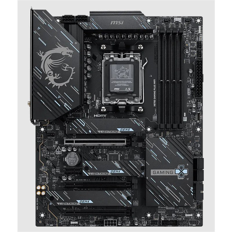 MSI X870E GAMING PLUS WIFI DDR5 8200MT/S 1XHDMI 3XM.2 USB ATX AM5 (AMD AM5 9000/8000/7000 SERİLERİ İ