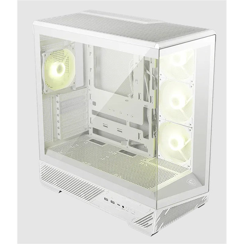 MSI MAG PANO 130R PZ TEMPERLİ CAM 3X120MM REVERSE ARGB 1X120MM ARGB FAN ATX PANORAMİK GAMİNG BİLGİSA