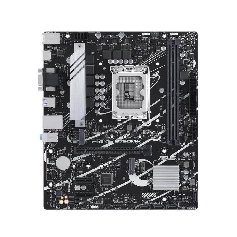 ASUS PRIME B760M-K DDR5 8000MHZ 1XVGA 1XHDMI 2XM.2 USB 3.2 MATX 1700P (12. / 13. VE 14. NESİL İŞLEMC