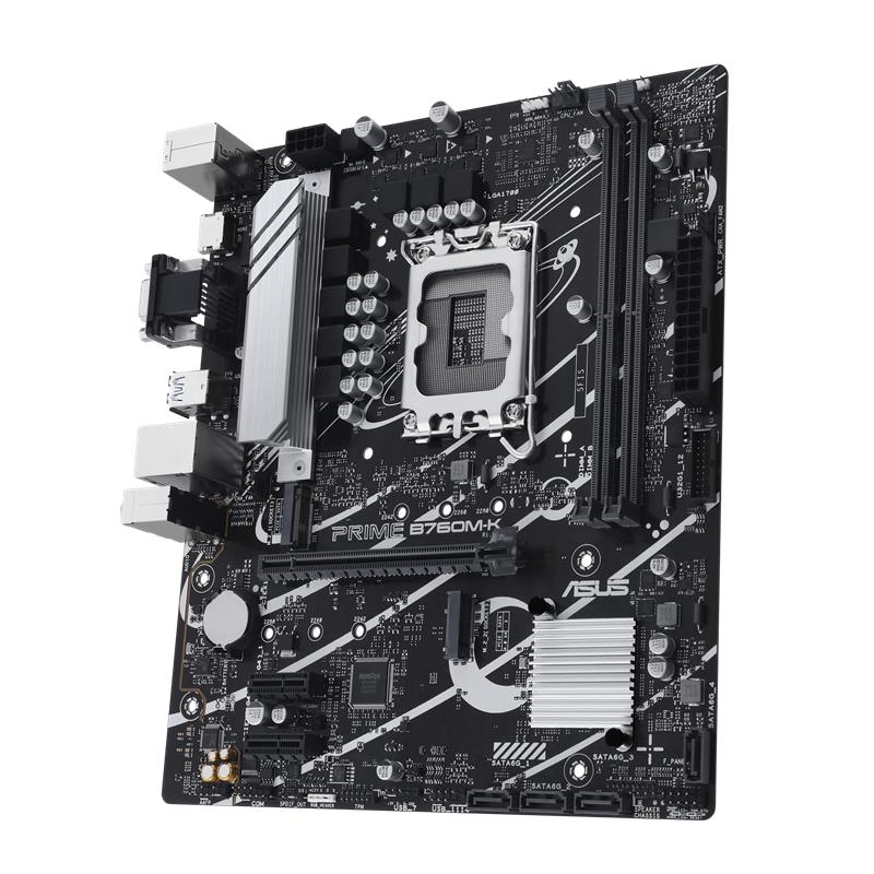 ASUS PRIME B760M-K DDR5 8000MHZ 1XVGA 1XHDMI 2XM.2 USB 3.2 MATX 1700P (12. / 13. VE 14. NESİL İŞLEMC
