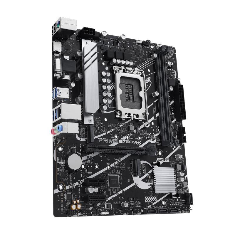 ASUS PRIME B760M-K DDR5 8000MHZ 1XVGA 1XHDMI 2XM.2 USB 3.2 MATX 1700P (12. / 13. VE 14. NESİL İŞLEMC