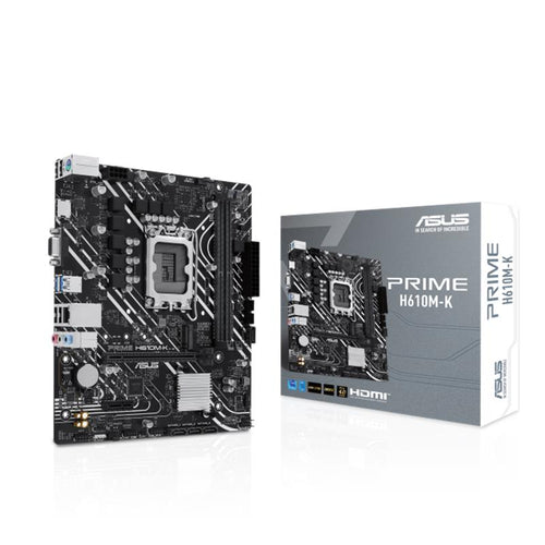 ASUS PRIME H610M-K DDR5 5600MHZ 1XVGA 1XHDMI 1XM.2 USB 3.2 MATX 1700P (12. / 13. VE 14. NESİL İŞLEMC