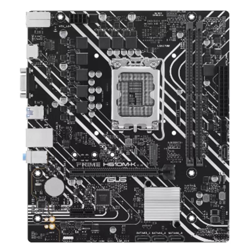 ASUS PRIME H610M-K DDR5 5600MHZ 1XVGA 1XHDMI 1XM.2 USB 3.2 MATX 1700P (12. / 13. VE 14. NESİL İŞLEMC
