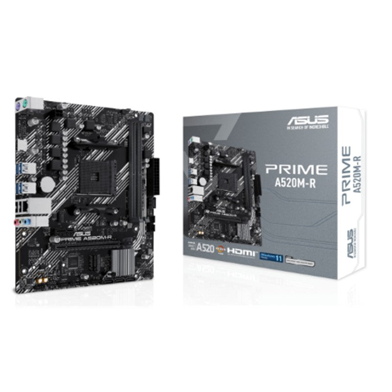 ASUS PRIME A520M-R DDR4 5100MHZ 1XHDMI 1XM.2 USB2.0 MATX AM4 (AMD AM4 5000/4000 /3000 SERİLERİ İLE U