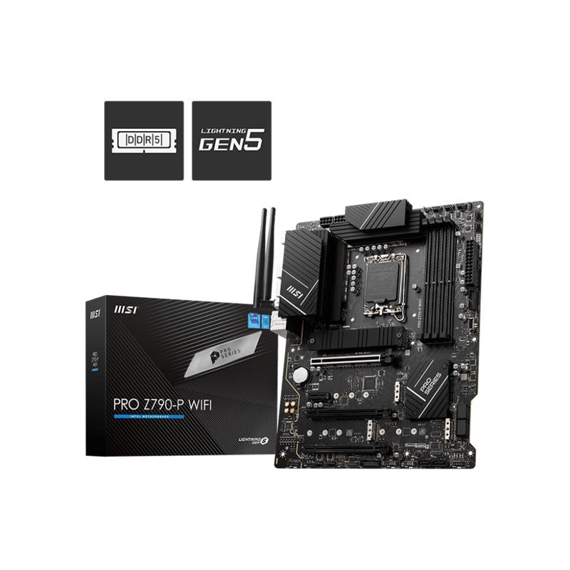 MSI PRO Z790-P WIFI DDR5 7000MHZ 1XHDMI 1XDP 4XM.2 USB 3.2 ATX 1700P (12. / 13. VE 14. NESİL İŞLEMCİ