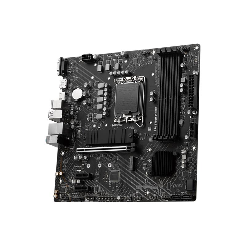 MSI PRO B760M-P DDR4 4600MHZ 1XHDMI 1XDP 2XM.2 USB 3.2 ATX 1700P (12. / 13. VE 14. NESİL İŞLEMCİ UYU