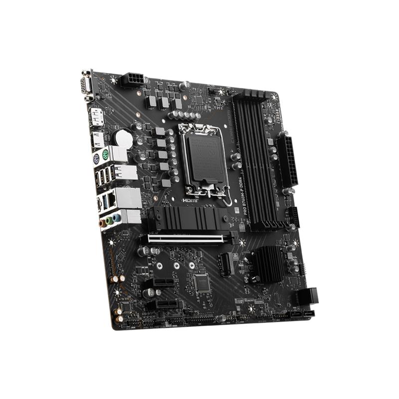 MSI PRO B760M-P DDR4 4600MHZ 1XHDMI 1XDP 2XM.2 USB 3.2 ATX 1700P (12. / 13. VE 14. NESİL İŞLEMCİ UYU