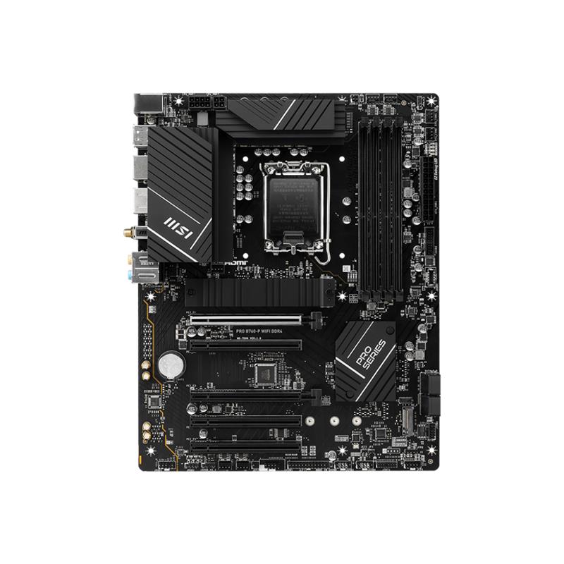 MSI PRO B760-P WIFI DDR4 4000MHZ 1XHDMI 1XDP 2XM.2 USB 3.2 ATX 1700P (12. / 13. VE 14. NESİL İŞLEMCİ